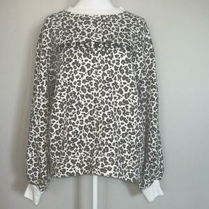 Abercrombie & Fitch Cheetah Logo Sweatshirt Size Small